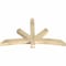 Ekena Millwork Alberta Rough Sawn Timber Gable Bracket, Douglas Fir, 60"W x 35"H x 4"D x 4"F, 14/12 Pitch GBW060X35X0404ALB00RDF - alternate 2